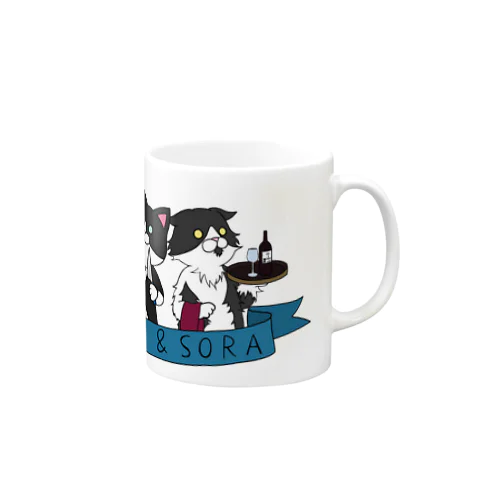 AO＆SORA　キッチンイラスト Mug