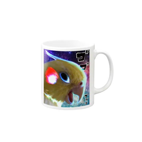 宇宙の怒りインコ Mug