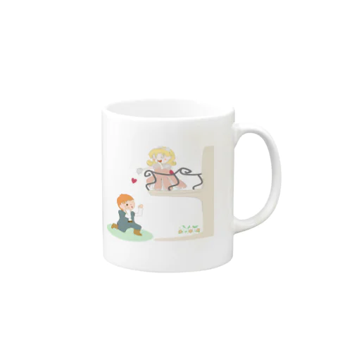 二階から目薬 Mug