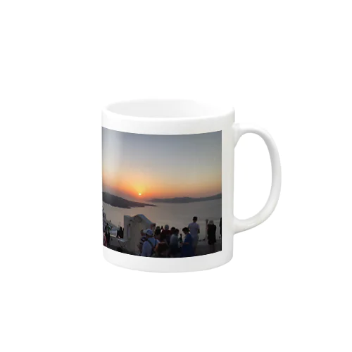 サントリーニの景色2 Mug