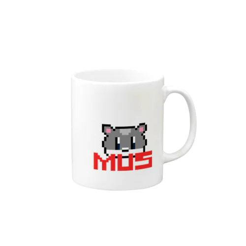 主張するドットマウスちゃん Mug