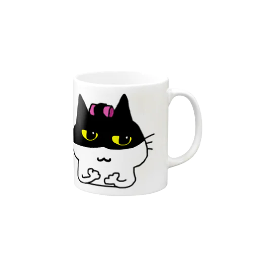 カーラー取り忘れちゃった猫ちゃん Mug