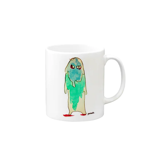 寝不足monster Mug