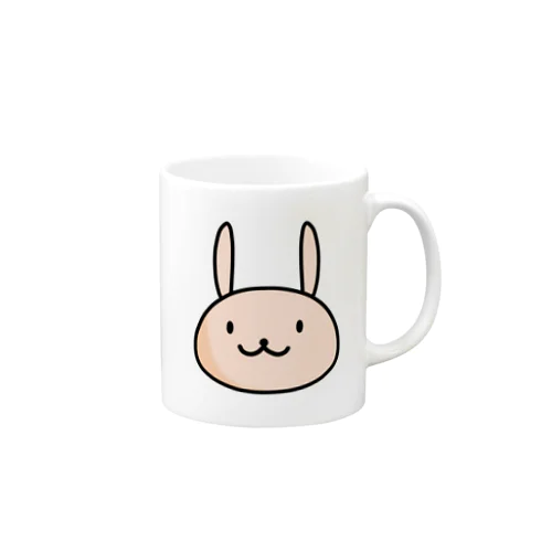 うさ男の顔 Mug