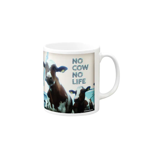 NO COW NO LIFE マグカップ