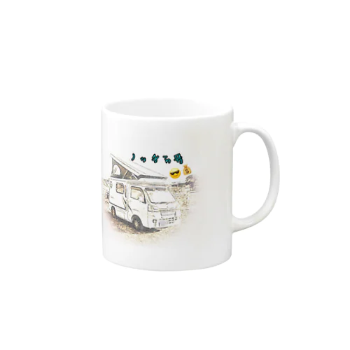 ノッチら号金運オリジナルアイコン Mug