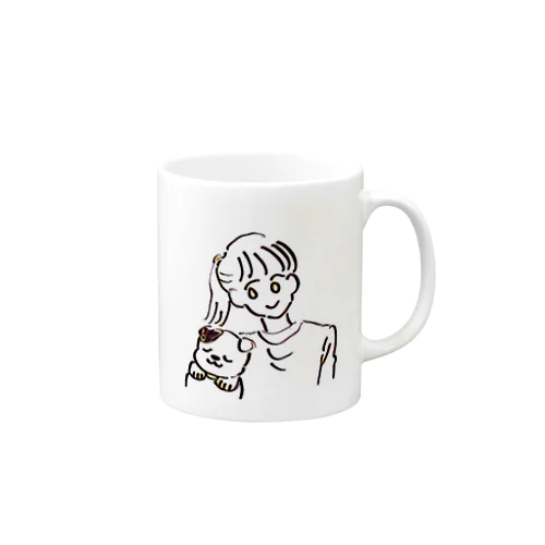 さっちゃん＋わんすけ Mug