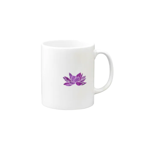 Lotus (紫) マグカップ
