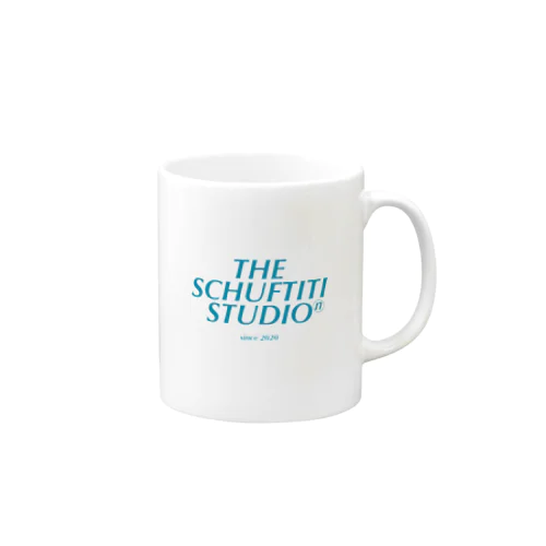 The Schuftiti Studio (ブルー) マグカップ