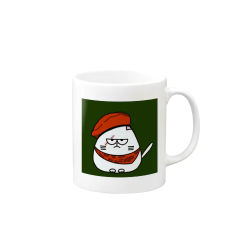 軍人キャット Mug