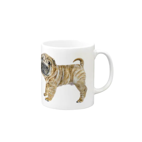 チャイニーズシャーペイ　(犬） Mug