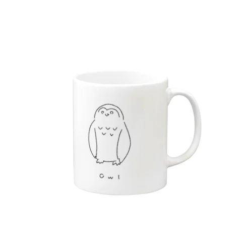 フクロウ Mug