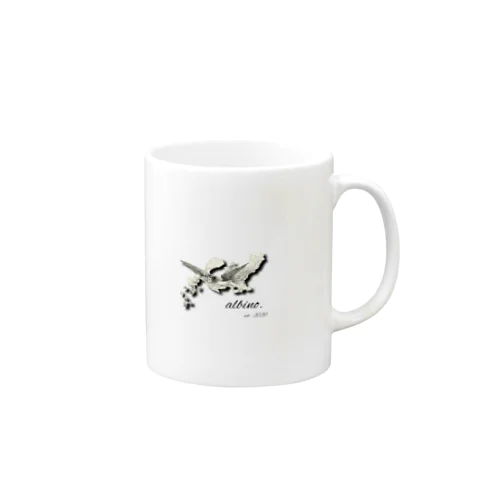 albino. Original sttecker. Mug