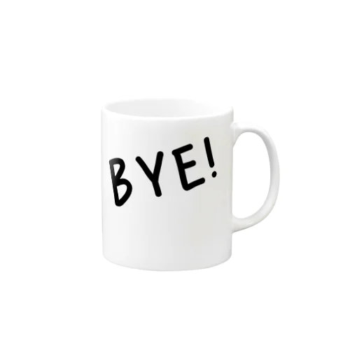 Good Bye! カジュアル黒 Mug