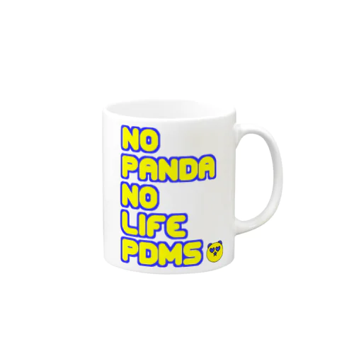 NO PANDA NO LIFE マグカップ