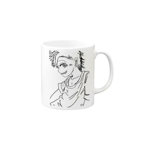 ギザ歯男子 Mug