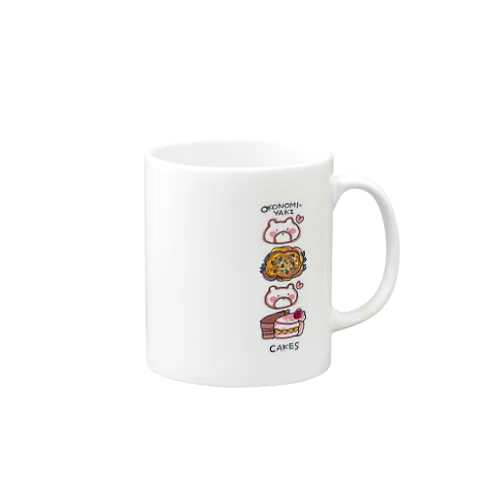 Okonomi-Cakes / Mog Mog Nishimoo Mug