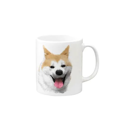 秋田犬のこむぎちゃん Mug