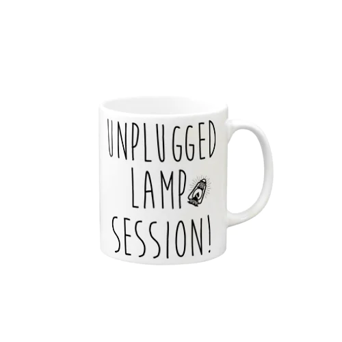 Unplugged Lamp Session type logo マグカップ