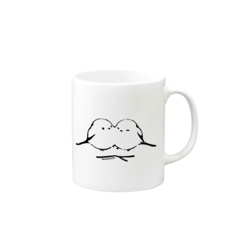 ２ひきのシマエナガ Mug