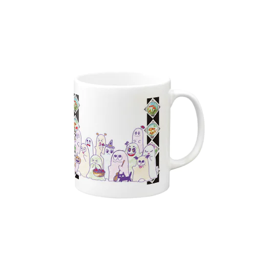 おばけたちのきのこ展 Mug