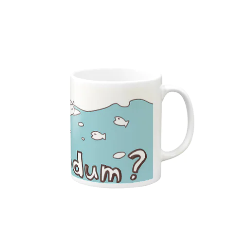 浮かぶらっこのマグカップ  Mug