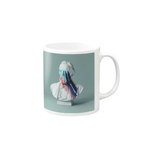 paint on Gypsum statue [01] Mug