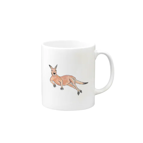 だらしないカンガルー Mug