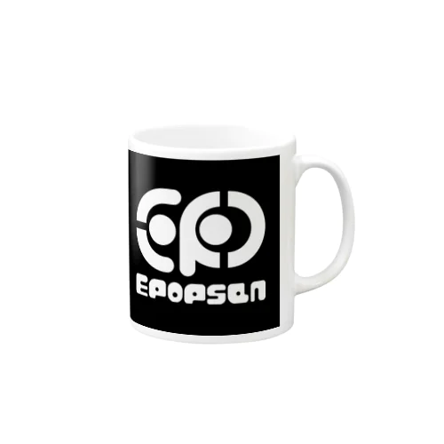 イポップサンロゴマーク白黒 Mug