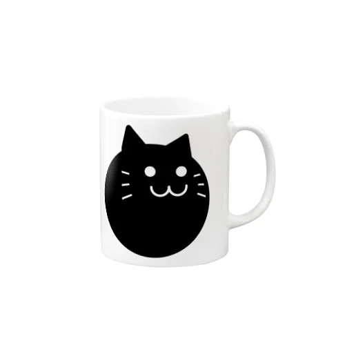 まるっと黒にゃんこ Mug