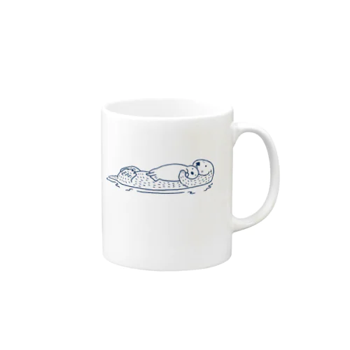 ラッッッコ「横向きだっこ親子」 Mug