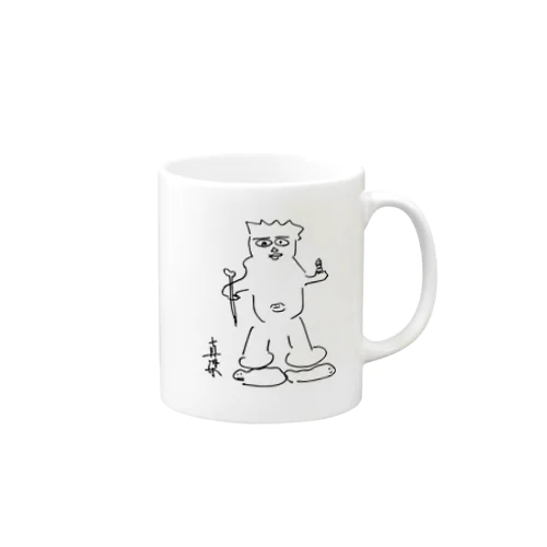 仏画・毘沙門天 Mug