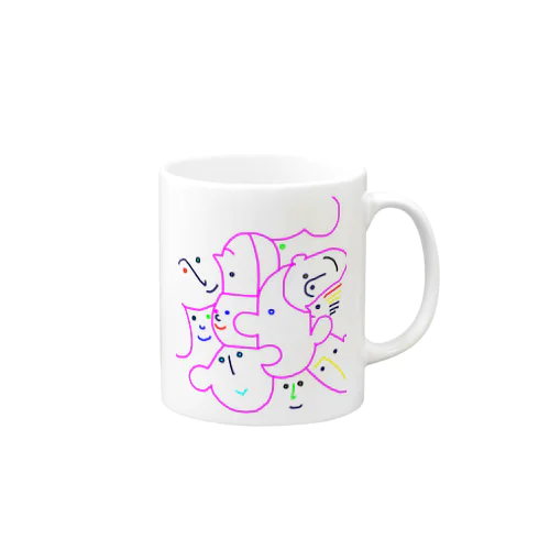 friends(colorful line) Mug