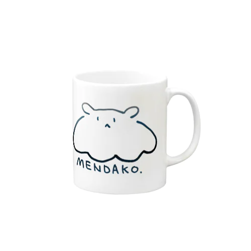 夜更け輪郭MENDAKO. Mug