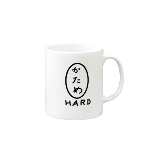 かたいかやわらかいかでいうと Mug