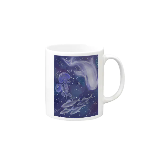 星空の水族館 Mug