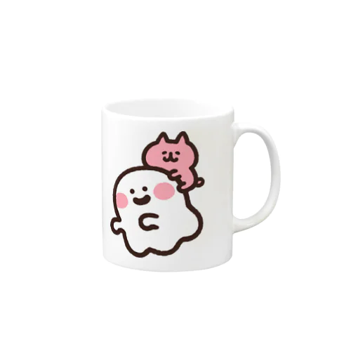 おばけとネコちゃん Mug