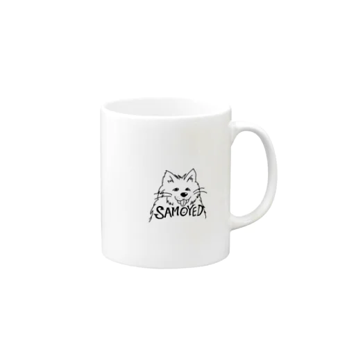 サモエド日和 Mug