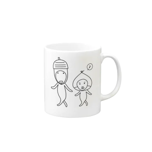 どんぐりココロとくり千吉♪ Mug