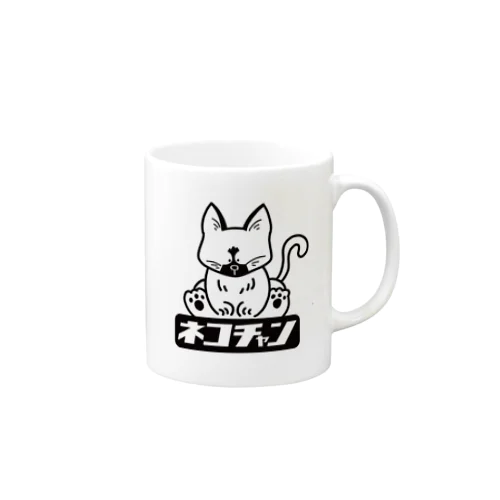 ネコチャン ファンシー絵みやげ風 Mug