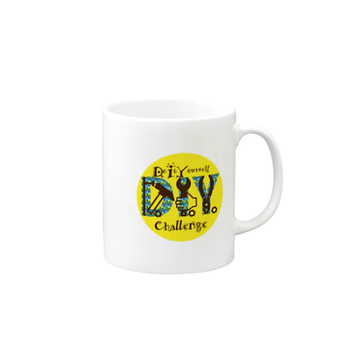 D.I.Y ChallengeマグカップLight Yellow Mug