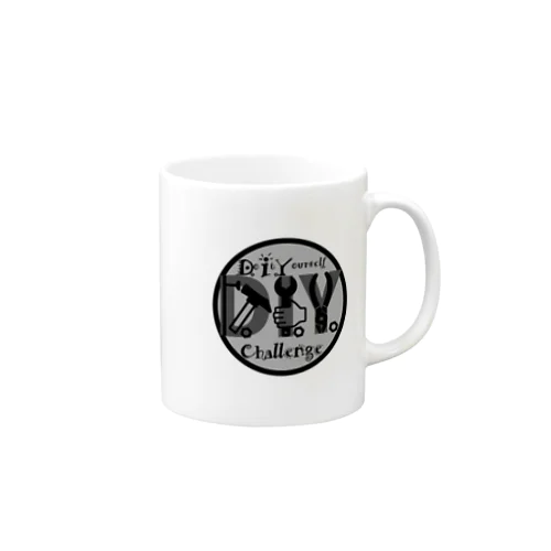 D.I.Y ChallengeマグカップGray Mug