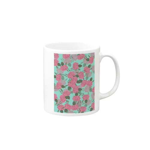 薔薇青磁 Mug