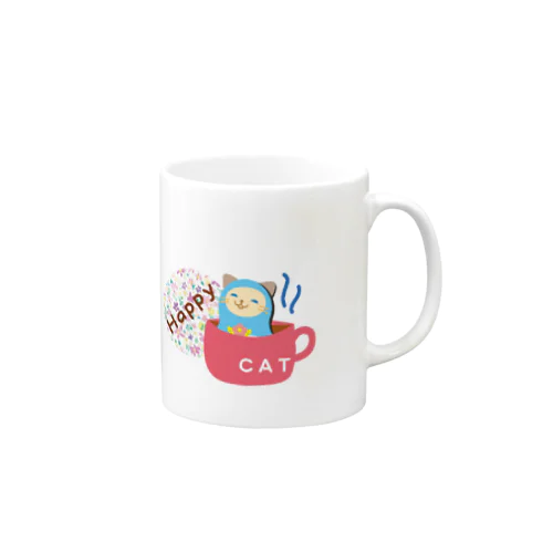 ハッピーねこ Mug