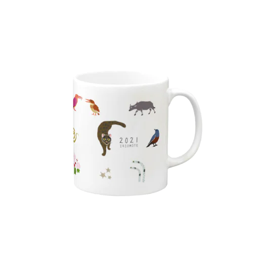 しまのなかま 2021IRIOMOTE文字入り Mug