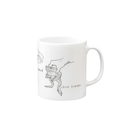 越境企画【2020いえもにあ】捕まえられたかえる1 Mug
