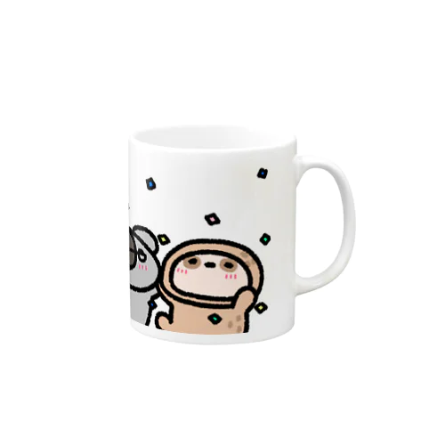 こあらさんとなまけもんマグカップ Mug