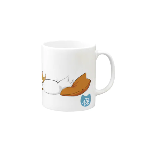 おやすみ猫 Mug