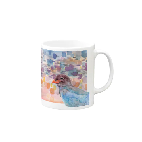 青い鳥がなくとき -ブッポウソウ- Mug