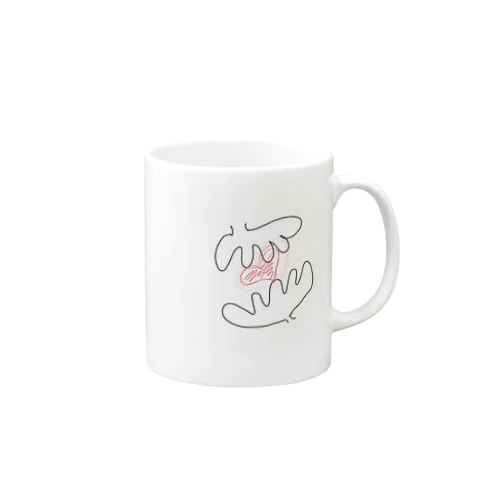 ❤️& 🤲（ハートと手） Mug